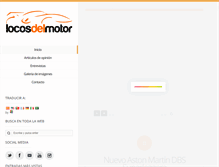 Tablet Screenshot of locosdelmotor.com